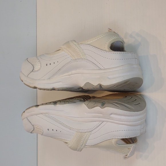 Easy Spirit Allintoits White Leather Slingback Athleisure Remove Insole Sneakers - Picture 7 of 13